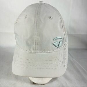 TaylorMade Hat Adjustable Strap Golf Performance White Light Blue Adjustable